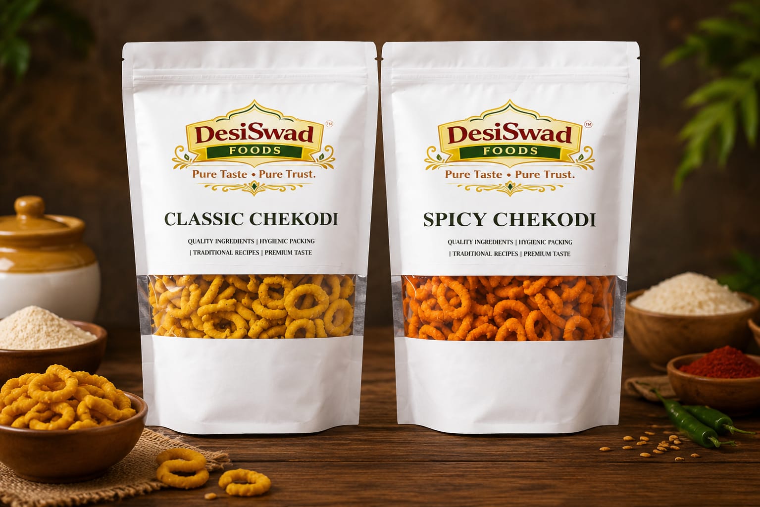 Combo: Classic Chekodi & Spicy Chekodi